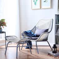 Ghế ngoài trời vườn mây ban công bảng và ghế ba mảnh ban công đồ nội thất mây sofa bàn cà phê vườn ghế wicker bàn cà phê