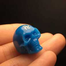 Ювелирные камни 【 松石·骷髅】 【规格】16x19mm