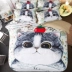 Totoro phim hoạt hình bốn mảnh khăn trải giường quilt cover 1.8 m bộ đồ giường giường đơn sinh viên quilt ký túc xá ba mảnh