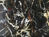 Импортный натуральный мрамор Афганский черный золото цветочный доска фасада витрины серия световых бутик -бутик для дома настройка камня настройка камня