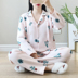 Mùa xuân và mùa thu chăn bông quần áo dày cotton phụ nữ mang thai đồ ngủ kích thước lớn sau sinh cho ăn quần áo bà mẹ cho con bú - Giải trí mặc / Mum mặc váy bầu Giải trí mặc / Mum mặc