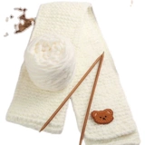 Шарф ручной работы, набор материалов, плетеная барсетка для друга, с медвежатами, DIY