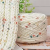 Шарф ручной работы, плетеный радужный клубок пряжи подходит для мужчин и женщин для друга, DIY