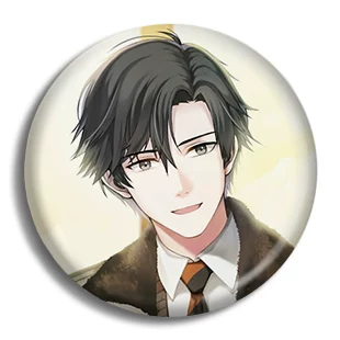 Значок Mystic Messenger Mysterious Messenger, металлический пин 58 мм, полностью металлический