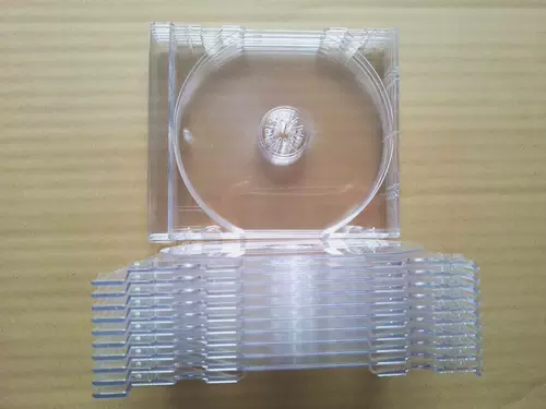 Импортированная коробка CD Box Прозрачная пластина среднего рамы удерживающей черный кронштейн