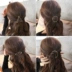 Châu âu và Hoa Kỳ đơn giản kim loại lá vòng tròn vòng kẹp tóc Hàn Quốc tính khí side clip bangs clip tóc phụ kiện mũ nón twist clip