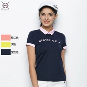 New golf quần áo nữ mùa hè ve áo mồ hôi thấm thở ngắn tay T-Shirt golf áo khô nhanh quần áo jersey