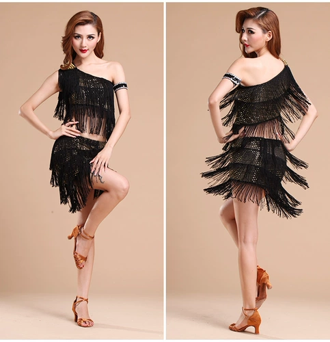 Латинская танцевальная служба лето новая юбка для кисточки взрослая женщина латинская танцевальная юбка латинская танцевальная одежда соревнование