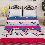 Nhung chần bằng chăn bông trải giường bông phủ Hàn Quốc cộng với nhung dày đơn mảnh mở rộng tấm ấm chăn