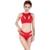 áo lót đúc Bộ đồ bodysuit khoét sâu gợi cảm ba điểm bikini bó sát ảnh áo tắm đồ lót cạp thấp thông minh phù hợp với phụ nữ đồ tắm biển Bộ đồ lót