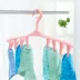 Móc khóa kiểu Nhật Bản móc khóa đa năng móc treo quần áo kẹp quần áo nhỏ vớ phơi giá 8 clip - Hệ thống giá giặt