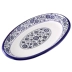 Bộ đồ ăn sáng tạo đĩa cá tấm gốm sứ gia đình lớn màu xanh và trắng sứ hấp tấm cá hấp toàn bộ đĩa cá - Đồ ăn tối