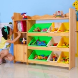 Игрушка из натурального дерева, система хранения, книжная полка для детского сада, коробочка для хранения, книжный шкаф