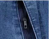 Летние тонкие джинсы, хлопковые рабочие штаны, для среднего возраста, эластичная талия