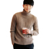 Mùa đông màu đen cao cổ áo len nam Hàn Quốc phiên bản của xu hướng của tự canh tác cơ sở dày ấm nam áo len cá tính dòng quần áo Hàng dệt kim