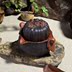 Bộ trà đơn giản màu tím cát nhanh chóng cốc một nồi một tách của nhà sáng tạo 1 chén kungfu trà gốm đặt trà bát bo am tra Trà sứ