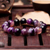 Mới Dzi Đính cườm Vòng tay mã não Hoa hồng đỏ Xanh tím Sọc Agate Handmade Bracelet Công ty Quà tặng Bán buôn vòng tay phong thủy Vòng đeo tay Clasp