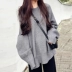 Phụ nữ mang bầu mùa thu đông phù hợp với người mẫu thời trang 2018 phiên bản Hàn Quốc mới mặc áo len dày hai mảnh áo len dày quần áo bà bầu công sở Áo thai sản