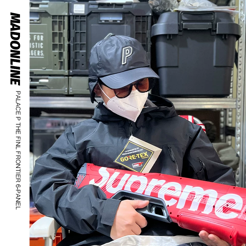 [Новый год PALACE P 6-ПАНЕЛЬ буквa P, шапка-ушанка, теплая изгибовая кепка, кепка Лэйфэна]