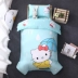 Em bé trên mẫu giáo quilt ba mảnh bộ đồ giường phim hoạt hình cotton trẻ em bộ đồ giường nap là cốt lõi 	ga giường cũi cho bé	 Bộ đồ giường trẻ em