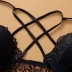 2019 ren đen phía trước khóa ống hàng đầu không có vòng thép tập hợp áo ngực trần gợi cảm đẹp trở lại quấn ngực đồ lót - Ống
