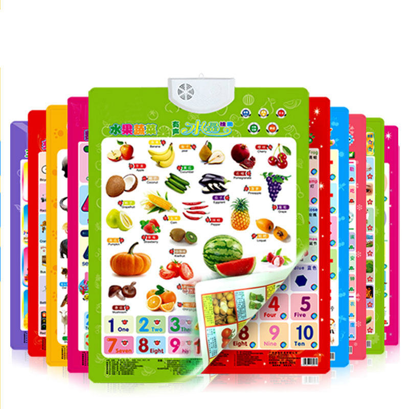 vocabulary audio charts baby learning enlightenment phonation