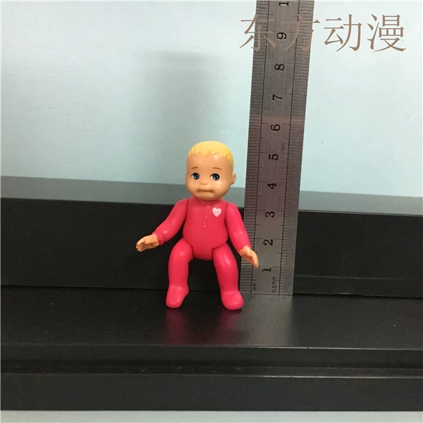 Подвижная минифигурка для мальчиков и девочек, кукла семьи-девочки, игрушка, (физика)