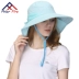 Polar Fire Polar Fire Mũ thoáng khí Câu cá Kem chống nắng Sun Hat Mũ thể thao lớn FM30702 - Mũ thể thao