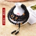 Pha lê Obsidian 108 Hàn Quốc Handmade Hạt Bracelet Nam Giới và Phụ Nữ Nhiều lớp Những Người Yêu Thích Zodiac Bracelet Giao Thông Vận Tải