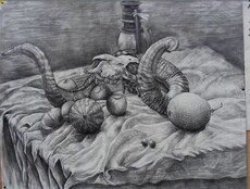 Контурный рисунок Эскиз поколения аватар акварельная