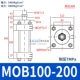 Thanh giằng Xi lanh thủy lực hai chiều Xi lanh nhẹ MOB 32/40/50/63/80/100-50/150/200LB-FA