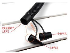 Насос 脚踏泵3000cc风箱式气泵 充气泵 打气筒 可充气可排气 3l脚踩泵