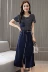 Shen Yidu mùa xuân và mùa hè năm 2021 mới cộng với kích thước của phụ nữ váy dài giữa mùa xuân và mùa hè thời trang váy đầm thanh lịch 5007 - Váy dài