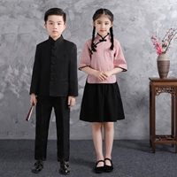 Trẻ em Cộng hòa Trung Quốc Áo dài bé trai Tháng tư Gói thanh niên Cộng hòa Trung Quốc Trò chơi học sinh Trò chơi Trò chơi hợp xướng - Trang phục quần áo trẻ em 10 tuổi