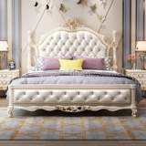 Современный и минималистичный комплект для двоих из натурального дерева для принцессы, мебель, европейский стиль, 1.8м, в американском стиле, легкий роскошный стиль