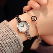 Đồng hồ đeo tay nữ không thấm nước đeo tay nữ sinh viên phiên bản Hàn Quốc của xu hướng đơn giản của thời trang giản dị bầu không khí đồng hồ thạch anh - Vòng đeo tay Cuff