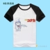 Lạ tên trộm Kidd ngắn tay Thám Tử Conan quần áo Anime trắng nam giới và phụ nữ t-shirt Phim Hoạt Hình dễ thương ngắn tay áo