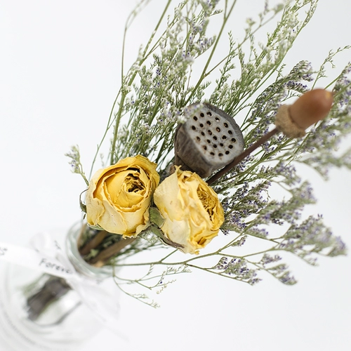 Nordic Ins сушеные цветочные бутылки Вечные цветочные муминовые листеры Yugali Вставьте цветы маленькие свежие украшения домашние украшения