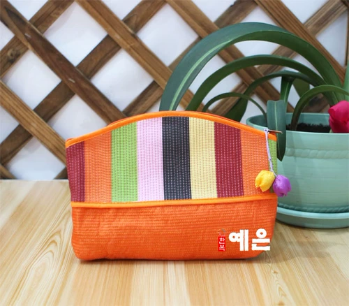 Корейские традиционные поделки/корейские цветные полоски Косметическая сумка/свадьба должна использовать предметы/сумка для хранения/год-P7553