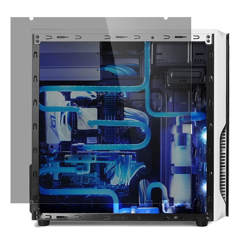 Playing Jiahanshuang Ⅲ Black Desktop MINI E-sports Computer Case (Support M-ATX motherboard optical drive/