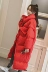 Bông của phụ nữ phần dài trên đầu gối dày xuống quần áo cotton Harajuku phong cách bánh mì Hàn Quốc phiên bản của bông áo khoác mùa đông áo khoác ...