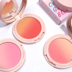 Màu da cam Judydoll Ảo Tri-Màu Gradient Blush Dưỡng Ẩm Lâu Dài Tự Nhiên Có độ bóng cao Rouge White Gold Orange phấn má eglips Blush / Cochineal