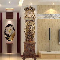Гостиная гостиная, в стиле Langzhong колокол, Большой колокол, европейское антикварное сиденье, телевизионный шкаф, орнамент пола