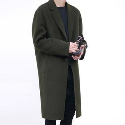 2017 mùa thu và mùa đông mới của Hàn Quốc phiên bản của cashmere coat nam sinh viên trẻ trong áo len dài nam lỏng lẻo áo áo khoác nam cao cấp nhập khẩu Áo len