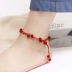 JL61 Phiên bản tiếng Hàn của chuông đơn giản dây đỏ vòng chân đan tay
