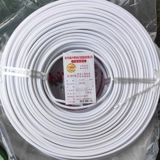 Медный ядро ​​национальный стандарт BVVB RVVB 2 Core x1.0 1,5 2,5 4 6 квадратных линий белый дом