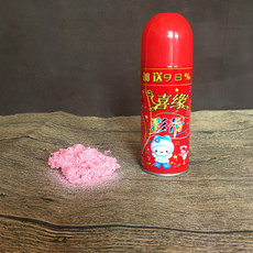 Аэрозольный серпантин 结婚庆用品迎亲彩喷创意氛围生日派对开业活动庆典手喷彩条带飞雪