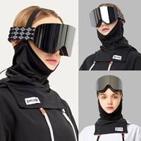 Лыжная бархатная маска, ветрозащитный шлем для велоспорта, шарф-платок подходит для мужчин и женщин, в корейском стиле, сноубординг, по фигуре