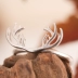Sen thiết kế ban đầu S925 sterling bạc trang sức thời trang đơn giản mở vòng antler nhẫn nữ điều chỉnh vòng đuôi