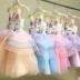 2019 đồng phục mùa hè mới kỳ lân trẻ em công chúa váy không tay cô gái váy cưới kỳ nghỉ trình diễn trang phục - Trang phục